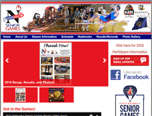 Tablet Screenshot of nebraskaseniorgames.com